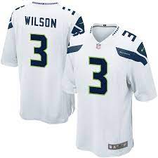 Cheer for your team with seattle seahawks jerseys. Mens Seattle Seahawks Russell Wilson Nike White Game Jersey