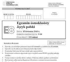 Sugerowane odpowiedzi znajdziecie w poniższej galerii po zakończeniu egzaminu. Egzamin Osmoklasisty Polski 2021 Przecieki Egzaminacyjne Co Pojawi Sie Na Testach Osmoklasisty Z Jezyka Polskiego Oto Pewniaki Dziennik Baltycki