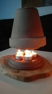 Diy Teelicht Ofen Teelicht Gartenofen Terracotta Topf