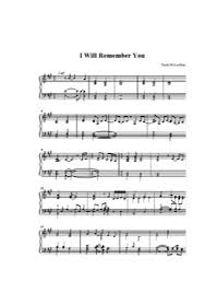All keyboard scores on this site are arranged and composed by peter edvinsson. I Will Remember You Sarah Mclachlan Free Piano Sheet Music Pdf