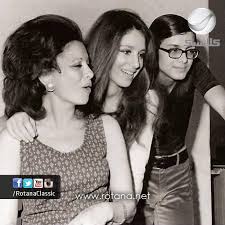 faten hamama with her daughter nadia and her son tarek egyptian actress old celebrities egyptian movies