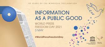 Monday, july 19 marks final major easing of. World Press Freedom Day 2021 Information As A Public Good Organizaciya Obedinennyh Nacij