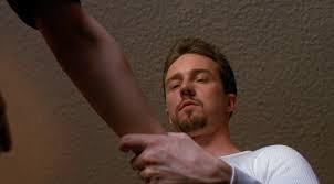 In the beginning of the film, derek vinyard (edward norton) uses a ruger p94 to shoot two black robbers/gangbangers who are trying to steal his truck. And So It Begins My Favorite Scene American History X