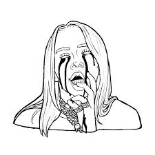 Billie eilish coloring sheets some popular tag for your convenience in top searching this reference link more finecoloringpages.com. Orza Raluca Billie Eilish Fan Art Freelance Project