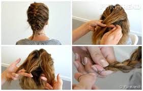 Attachez votre tresse collée à l'aide d'un élastique. Tuto Une Tresse Africaine Parfaite En 5 Gifs Puretrend