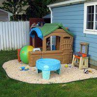 Play yards come in all different shapes and sizes; 21 Baby Play Yard Ideas Backyard Play Kids Play Area Outdoor Play Area