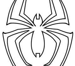 Spiderman Spider Logo Outline For Pumpkin Carving Spiderman Pumpkin Spiderman Coloring Spiderman Pumpkin Stencil