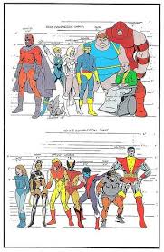 X Men Height Chart Marvel Comics X Men Marvel Dc Comics