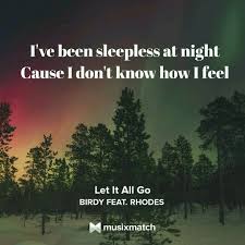 Birdy Let It All Go Lyrics Meaning Birdy Ft Rhodes Let It All Go Lyric Let It All Go Lyric Quotes Lyrics
