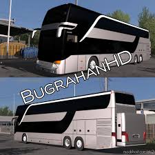 Download Setra 431 Dt V5 0 1 36 X Mod For Euro Truck Simulator 2 At Modshost Mercedes Benz Dealer Bus Skin Logo