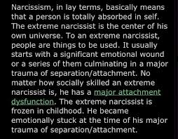 This Is The Ultimate Definition Of The Narcissist Saw Him Break 29 Years Ago When He Said No 28 Years Later Came Back With The Sole Narcisista Palabras Y Psicologia