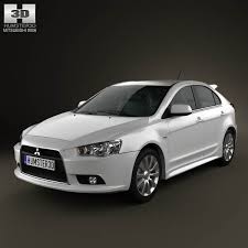 3d Model Of Mitsubishi Lancer Sportback 2009 Mitsubishi Lancer Mitsubishi Lancer