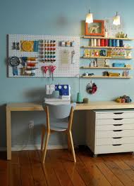 Tips for setting up a fabric friend she shed for your sewing and craft room! Sewing Room Ideas The Seasoned Homemaker