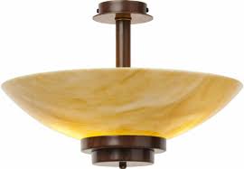 As the main type of lighting, ceiling lights are required in every room of your home, so it's important to. Stratton Art Deco Amber Glass Semi Flush Antique Finish Light Uk Made