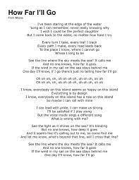 Alessia cara how far i'll go lyrics. How Far Ill Go Lyrics Printable Lyricswalls