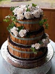 25 Best Outdoor Rustic Chic Country Wedding Ideas Elegantweddinginvites Com Blog Country Wedding Cakes Western Wedding Cakes Fall Wedding Cakes