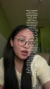 a phase I don’t recommend is being an augustine in someone’s story