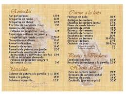 Menus In Spanish For Class Activities Class Activities Spanish Spanish Food Unit
