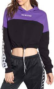 Kappa Byta Crop French Terry Hoodie Nordstrom French Terry Hoodie Womens Sweatshirt Dress Tracksuit Women