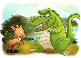 I'll put in my leg and find out. of course mouse deer didn't put in his leg. Kancil Dan Buaya Mouse Deer And Crocodile Steemit