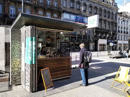 Avenue de boisfort, ter kamerenbos, brussel, belgië. Nieuwe Kiosk Met Biologische Schotels Geopend Op De Brouckereplein Brussel Hln Be