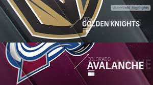 (colorado avalanche) with a goal from vegas golden knights vs. Vegas Golden Knights Vs Colorado Avalanche Mar 27 2019 Highlights Hd Youtube