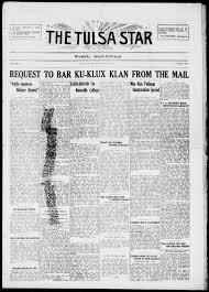 Douglass, a former slave and a prominent antislavery. The Tulsa Star Tulsa Okla Vol 10 No 50 Ed 1 Saturday January 15 1921 The Gateway To Oklahoma History