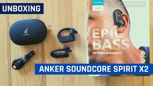 Tuned to maximize bass and push your workouts to the limit with. Unboxing Anker Soundcore Spirit X2 Youtube