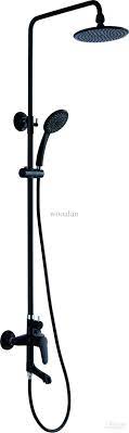 2021 2013 New Luxury Black Color Exposed Bath And Shower Solid Brass Shower Mixer Faucets 80658 From Wooalan 228 15 Dhgate Com Bathroom Shower Faucets Bathroom Shower Black Bathroom
