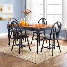 Better Homes And Gardens Autumn Lane Windsor Solid Wood Dining Chairs Set Of 2 Black Finish Walmart Com In 2020 Solid Wood Dining Chairs Wood Dining Chairs Dining Chairs