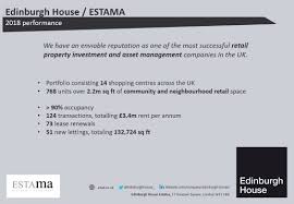 Specialist uk real estate asset manager. Edinburgh House Estates On Twitter Check Out Our Achievements For 2018 Dubbed The Year Of The Cva S Retail Community Neighbourhood Shoppingcentres Kccroomie Rosscamel Ianmknight1 Rwd Https T Co Cqeikiyfxy