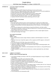 soc design engineer resume samples