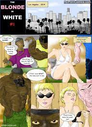 Interracial- Blonde in White free Cartoon Porn Comic | HD Porn Comics