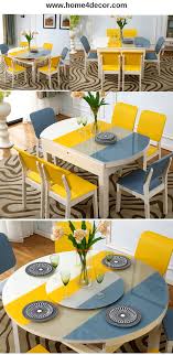 Tempered Glass Dining Table And Chairs Yellow Dining Chairs Modern Dining Furniture Dining Table Chairs