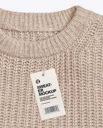 Download Folded Sweater Mockup In Apparel Mockups On Yellow Images Object Mockups
