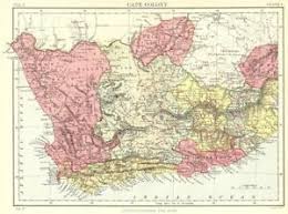 Details About South Africa Cape Colony Britannica 9th Edition 1898 Old Antique Map Chart