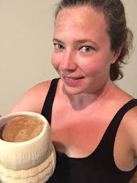 Having bullet proof coffee ☕ and a stogie