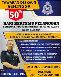 Anda tidak perlu beratur lagi selepas ini di balai polis atau jpj untuk membayar saman, anda boleh semak dan bayar secara online sahaja menggunakan. Potongan 50 Peratus Saman Trafik Sempena Krismas