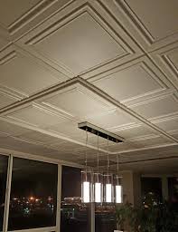If installing on a popcorn ceiling, make sure the surface is firm and adheres securely to the ceiling, with no loose, cracked or peeling areas. Styrofoam Ceiling Tiles Popcorn Ceiling Cover Easy Diy Etsy