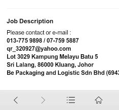 Get new jobs by email. Kluang Johor Job Vacancies Photos Facebook