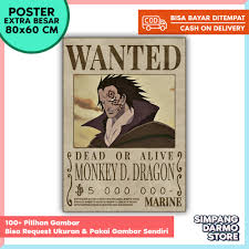 One piece terbaru minggu ini : Poster One Piece Wanted Monkey D Dragon Bounty Buronan Anime Terbaru Berbagai Ukuran Besar Kecil Jumbo Bisa Request Gambar Sendiri Contoh Luffy Nami Zoro Mihank Law Kid Hiasan Kamar