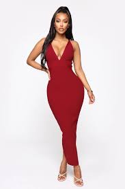 Naomi Bandage Maxi Dress Wine With Images Fashion Nova Dress Dresses Maxi Dress