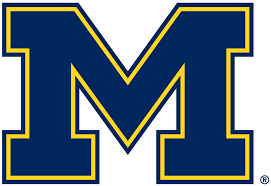 Michigan Wolverines Alternate Logo 1996 Pres Michigan Wolverines Michigan Michigan Football