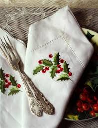 A solid red christmas cloth with no cutwork or embroidery on the center portion of the cloth. 110 Christmas Tablecloths Ideas Embroidery Christmas Table Cloth Embroidery Designs