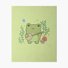 Tons of awesome aesthetic frog wallpapers to download for free. Cottagecore Aesthetic Art Board Prints Redbubble