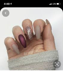 Pin By Amy Gerow On Nails In 2020 Wine Nails Burgundy Nails Matte Nails Design