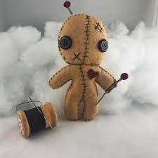Voodoo Doll Plush Felt Doll X Mouth Etsy Voodoo Dolls Felt Dolls Art Dolls Handmade