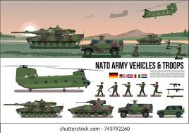Cold war assault, arma 2 and arma 3. Nato Army War Military Set Tank Stock Vector Royalty Free 743792260