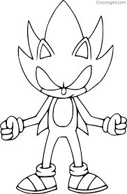 Sonic the hedgehog coloring pages (120 pieces). Sonic The Hedgehog Coloring Pages Coloringall