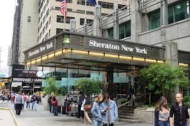 Front Entrance To The Sheraton Times Square Picture Of Sheraton New York Times Square Hotel New York City Tripadvisor